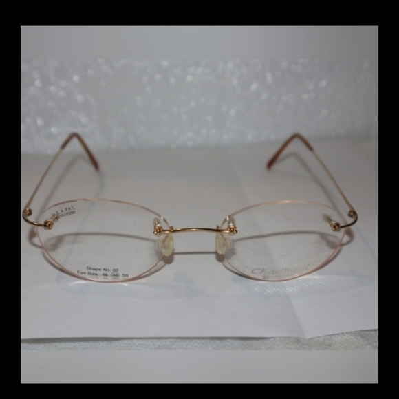 Charmant Vintage Rimless Frames Glasses titanium - Picture 14 of 15